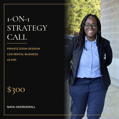 1-on-1 Strategy Call, 45 min, $300